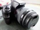 Sony A58 DSLR SLT Camera 20.1MP with 3 Sony Lenses Excellent Condition