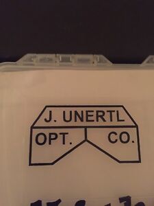 J. Unertl Opt. Co. Vinyl Sticker Logo Rifle Scope