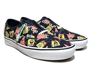Vans Spongebob Comfycush Navy Mens Size 11 Cartoon Skateboarding Limited Shoes