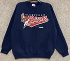 Vintage 90s Mens Triple A Minor Baseball Buffalo Bisons Sweatshirt Size Large