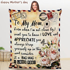 Mothers Day Gifts for Mom from Daughter Son- Mom Blanket Gift Personalized Fleec