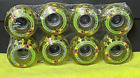 KRYPTONICS 62MM 78A ROLLER SKATE WHEELS CLEAR GOLD SET OF 8 NEW OLD STOCK OOP