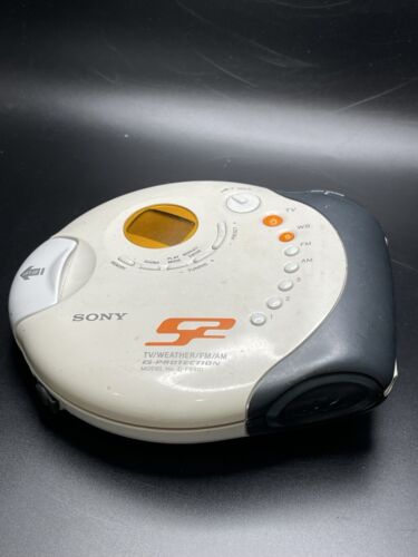 New ListingSony Sports S2 CD Walkman/Discman D-FS601 Portable CD Player Weather FM/AM Radio