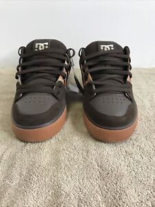 Size 11 Mens DC Pure XE Skate Shoes Brown