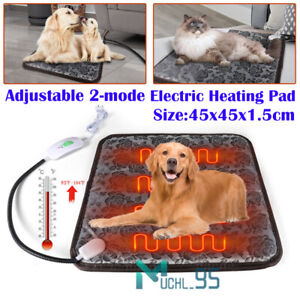 Electric Pet Heating Pad Warmer Heater Bed Heated Mat Dog Cat Blanket Waterproof