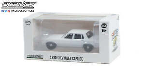 Greenlight 1/64 '80-90 Chevrolet Caprice Police Car Blank White SLICKTOP 43005 A