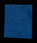NATAL 1857-61 1d BLUE EMBOSSED, UNUSED, ASSUMED REPRINT