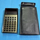 Vintage 70's Texas Instruments TI-30 Calculator Tested Working W/case Red LED