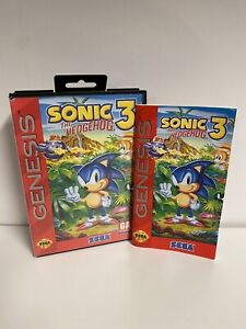 Sonic the Hedgehog 3 (Sega Genesis, 1994)  | Retail Case and Manual