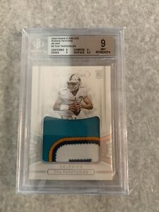 New Listing2020 Flawless Tua Tagovailoa Rookie Patches Silver /20 - BGS 9 MINT