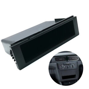 Single Din Car Stereo Radio Dash Cup Holder Storage Box Keys CD Case Part US