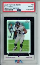 2005 Topps Chrome Ray Lewis #33 Black Refractor /100 Rare Low Population