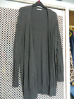 grey longline cardigan - size 16