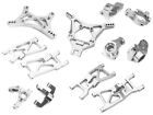 Silver CNC Machined Suspension Upgrade Kit for Losi 1/10 2WD 22S Drag Car
