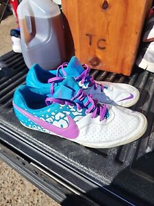 Nike Mens Rare Elastico II 580454-154 Teal Pink White Indoor Soccer Shoes