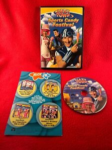 New ListingLazy Town Sports Candy Festival DVD Nick Jr Kids 2006 Rare HTF OOP Region 1 USA
