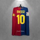 FC Barcelona 2008 2009 Official Home Shirt Long Sleeve Messi La Liga Jersey M