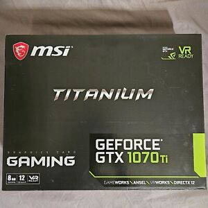 New ListingMSI GeForce GTX 1070 TI Titanium 8 GB Graphic Card