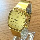 Omega DeVille Gold Quartz 33mm Date Vintage Men's Watch Used Swiss Made from JPN