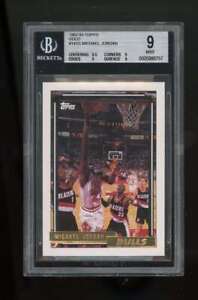 1992-93 Topps Gold Michael Jordan #141G Chicago Bulls BGS 9 ES4702