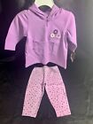 Carters Super Cute Pink 2pc set Baby Girl size 9 months