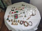 VINTAGE CHRISTMAS JEWELRY LOT Over 1 Pound 925 Sterling Silver Cat Pendant