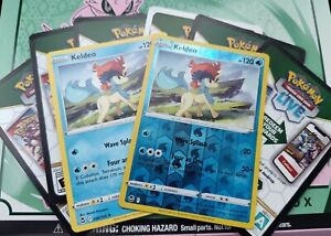 Keldeo 045/189 Reverse Holo Rare Astral Radiance Pokemon, Non-Holo, 6 Code Cards