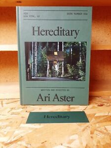 HEREDITARY SCREENPLAY BOOK Ari Aster A24 HARDCOVER