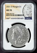 2021 S NGC MS70 MORGAN Silver $1 Dollar Coin San Francisco MS70