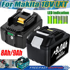 For Makita 18Volt BL1830 BL1850B Battery 9.0ah 8.0ah Lithium Battery/Charger