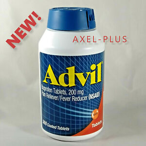 Advil Ibuprofen 200mg 360 Tablets Pain Reliever/Fever Reducer