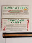 LOT OF 2 VINTAGE 1983 BOB GIBBONS 1 LOAVES & FISH & 1 CANDY CANE MAGIC TRICKS
