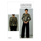 Vogue V9277 Sewing Pattern - Custom Couture Clair Shaeffers Jacket and Pants