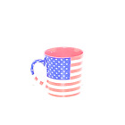 American Flag Coffee Mug USA-American Pride TRUMP MAGA