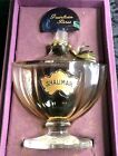 Vintage Guerlain SHALIMAR 1 OZ 30 ml  Perfume Batwing Baccarat Crystal WITH BOX