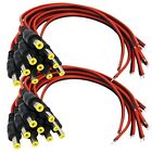20-Pack Upgraded 18AWG DC Power Pigtail Male Cables Essential for CCTV Survei...