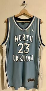 Michael Jordan Jersey Mens XL North Carolina Tar Heels Blue (with Defects)
