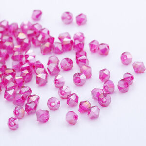 500pcs 2mm Austria Crystal Bicone Beads #5301 DIY Fashion Jewelry U pick colors