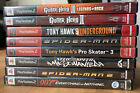 Lot Of 8 Sony PlayStation 2 Games with Boxes, UNTESTED Spiderman, THPS, NFS, 007