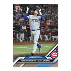 2024 MLB Topps NOW 82 MICHAEL BUCSH 5 GAMES 5 HRS CHICAGO CUBS  PRESALE