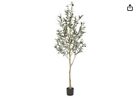 Realead 5ft Artificial Olive Tree, Large Fake Potted Olive Silk Tree  (60”)