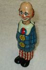 VINTAGE DISTLER OCCUPIED GERMANY CLOWN OPENING EYES KEY 1940'S TIN WIND UP WORKS
