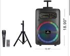 MPD1223-ROAR MaxPower portable bluetooth speaker with DJ stand & mic for karaoke