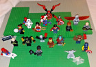20 Lego Minifigures Superhero Marvel DC Spiderman w/printed arms Ironman, Batman