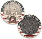 Marine Corps First Salute Challenge Coin USMC