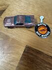 Custom Mustang Original Redline Hotwheel & Tin Button Played With Condition