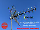 HDTV Outdoor Amplified TV Antenna Master Channel Digital HD 1080P 4K VHF UHF FM