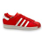 Adidas Superstar Shell Cap Toe Men's Size 13 US GY5794 Red White Athletic Shoes