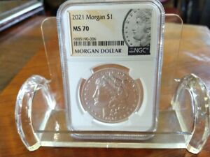 2021 P  Morgan Silver Dollarn NGC ms70  Rare  Flawless coin Free Shipping