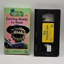 Sesame Street 1986 Getting Ready To Read VHS Tape  RARE